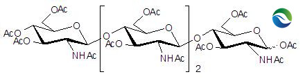 3．全乙酰化的壳四糖(图1)